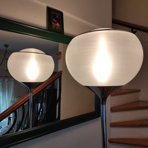 Bud Grande Stehlampe von Harvey Guzzini, Meblo Guzzini Stehlampe, Mid Century Lampe, Space Age Lampe, Design Stehlampe, Made in Yugoslavia