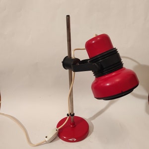 Vintage Adjustable Desk Lamp: MCM Space Age Design, Made in Yugoslavia image 9