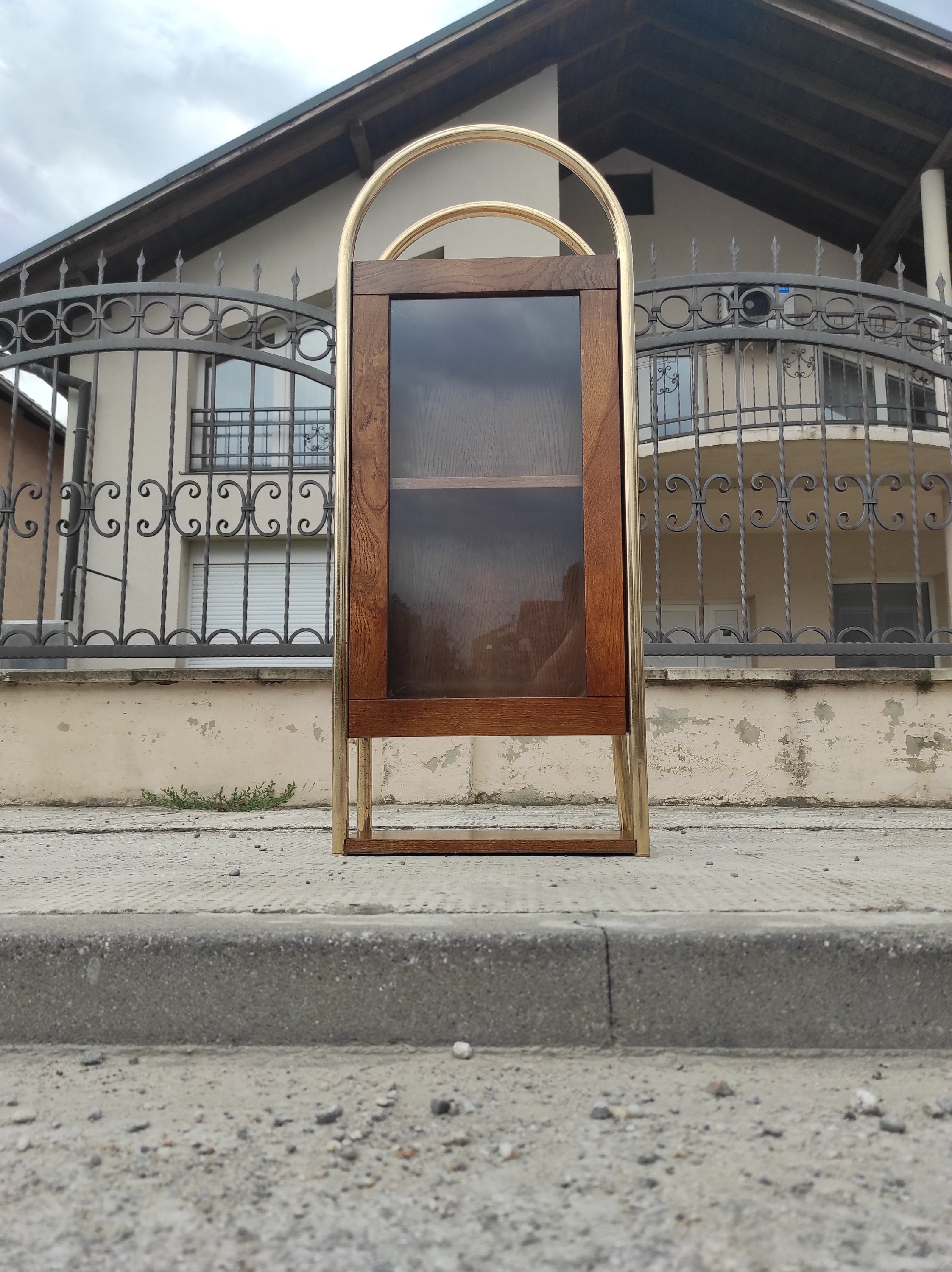 Vintage Bathroom Cabinet, Mid Century Showcase, Vintage Furniture, 70's ...