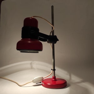 Vintage Adjustable Desk Lamp: MCM Space Age Design, Made in Yugoslavia image 5