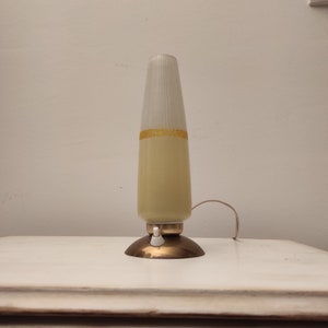 Mid Century Space Age Table Lamp: East German Atomic Desk Lamp