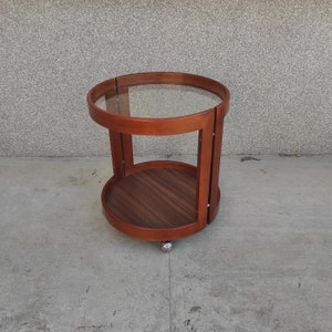Space Age Bar Cart, Vintage Bijzettafel, 70e bar trolley, Midcentury Serving Cart, Space age design, Made in Germany