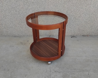 Vintage Space Age Bar Cart: Mid-Century Modern Serving Trolley