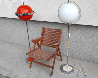 Mid Century Space Age Floor Lamp, 1970s Lighting, Ufo, Atomic Age