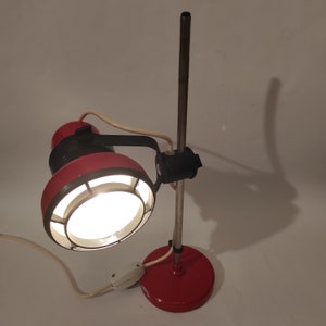 Vintage Adjustable Desk Lamp: MCM Space Age Design, Made in Yugoslavia image 2