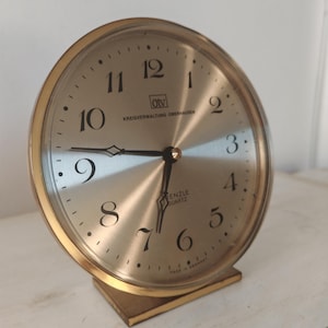 Kienzle Quartz 置時計 Vintage Kienzle Quartz Desk Clock Made in