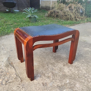 Art Deco chair, Antique chair, Vintage side chair, Piano chair, Art Deco stool, Vintage stool, 1930&#39;s chair, Design chair, Markiza chair