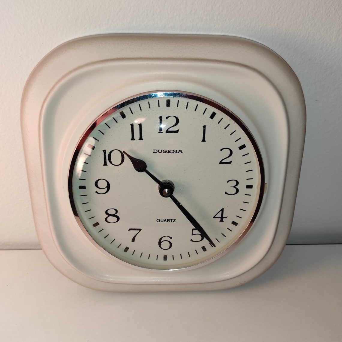 Vintage Wall Clock MCM Wall Clock Dugena Quartz Wall Clock Etsy