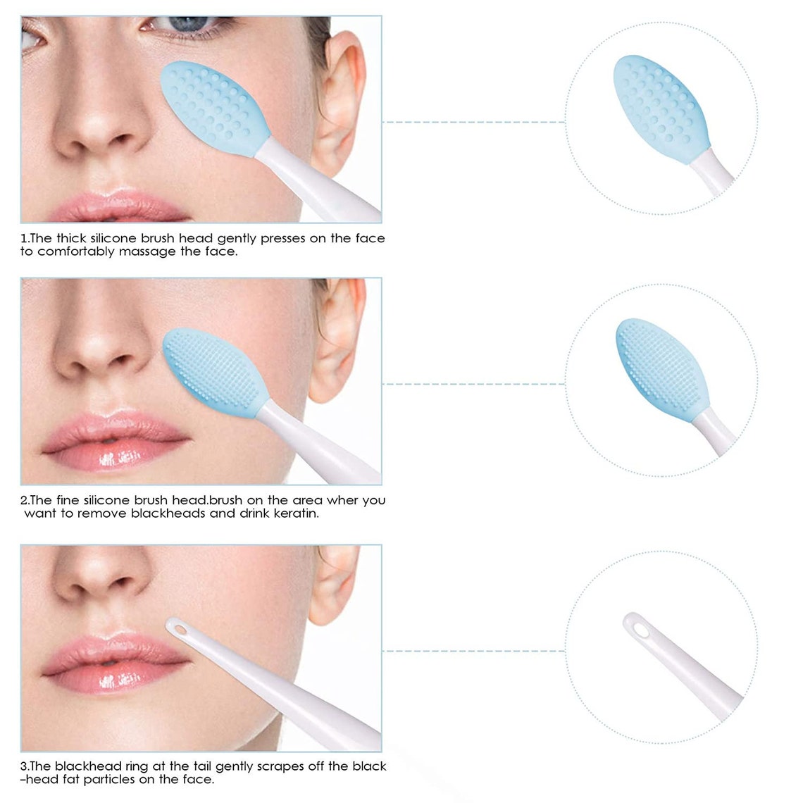 Exfoliating Lip Brushes Lip Scrubber Lip Scrub Facial Etsy