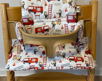 Tripp Trapp Stokke *Handmade* coated washable seat cushion set, 2 pieces