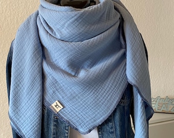 Bufanda de muselina XXL