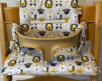 Tripp Trapp Stokke *Handmade* coated washable seat cushion set, 2 pieces