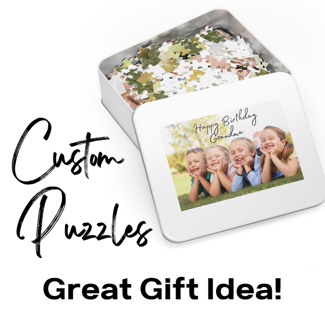 Custom picture puzzle personalized photo puzzle custom photo etsy