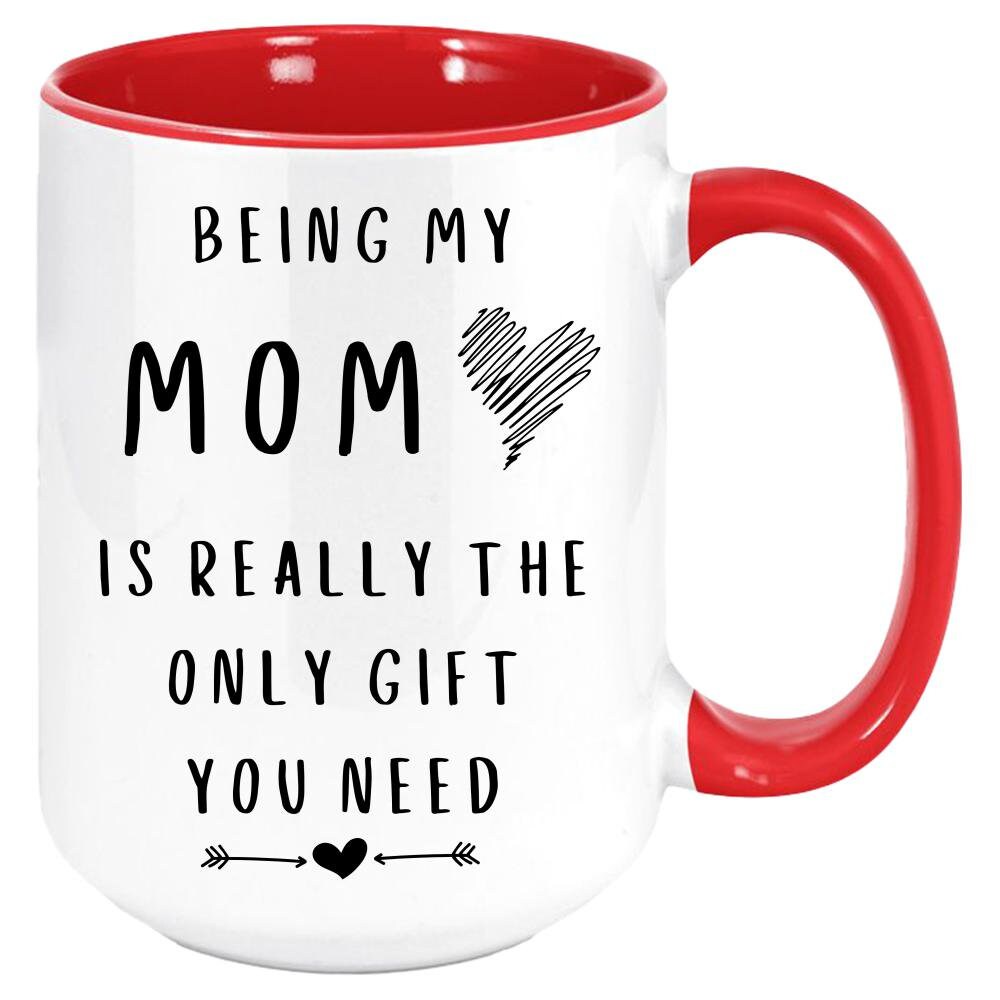 MOM Mug Large Coffee Mug Christmas Gift Holiday Gift | Etsy