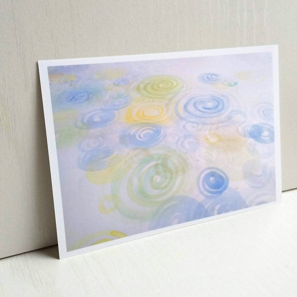 Watercolor "Moisture" postcard set of 3 Naturako