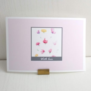 Valentin Postkarte "Parfüm" 3 Stück Set Simple Natural Valentinstag Postkarte "Parfüm" 3 Stück Simple Natural　