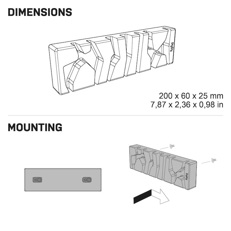 Appendichiavi per Climbers Versione in cemento immagine 7