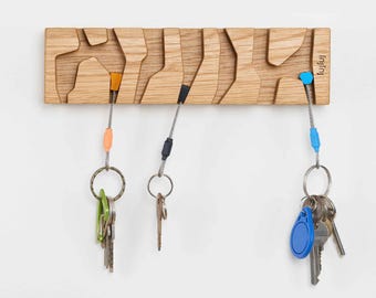 Wooden Key Holder for Climbers