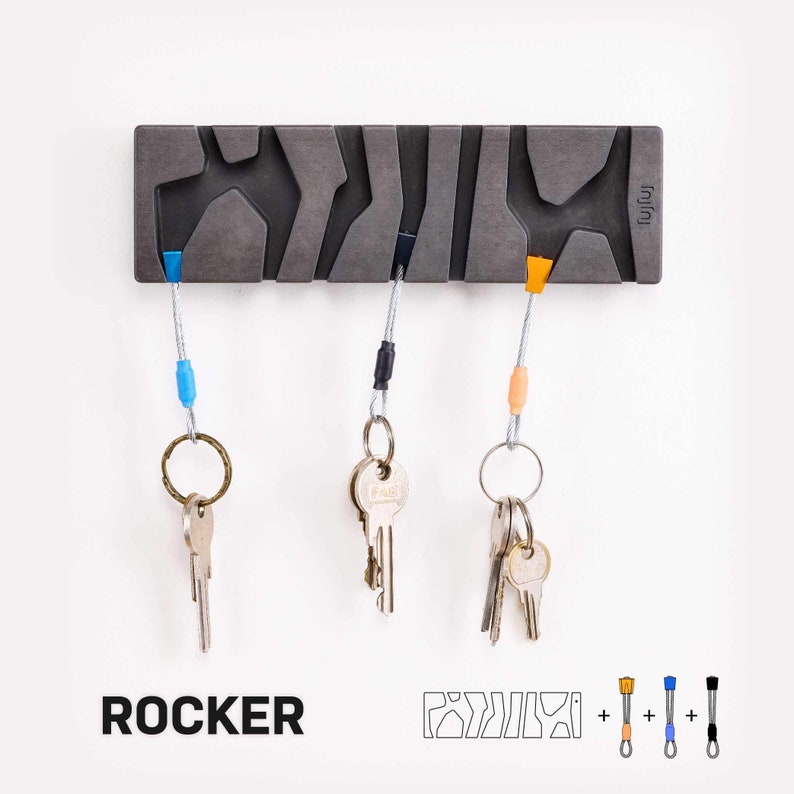 Colgador de llaves para escaladores Versión hormigón Rocker