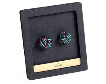 Unique Rock Climbing Earrings - in the shape of Monkey Fist
