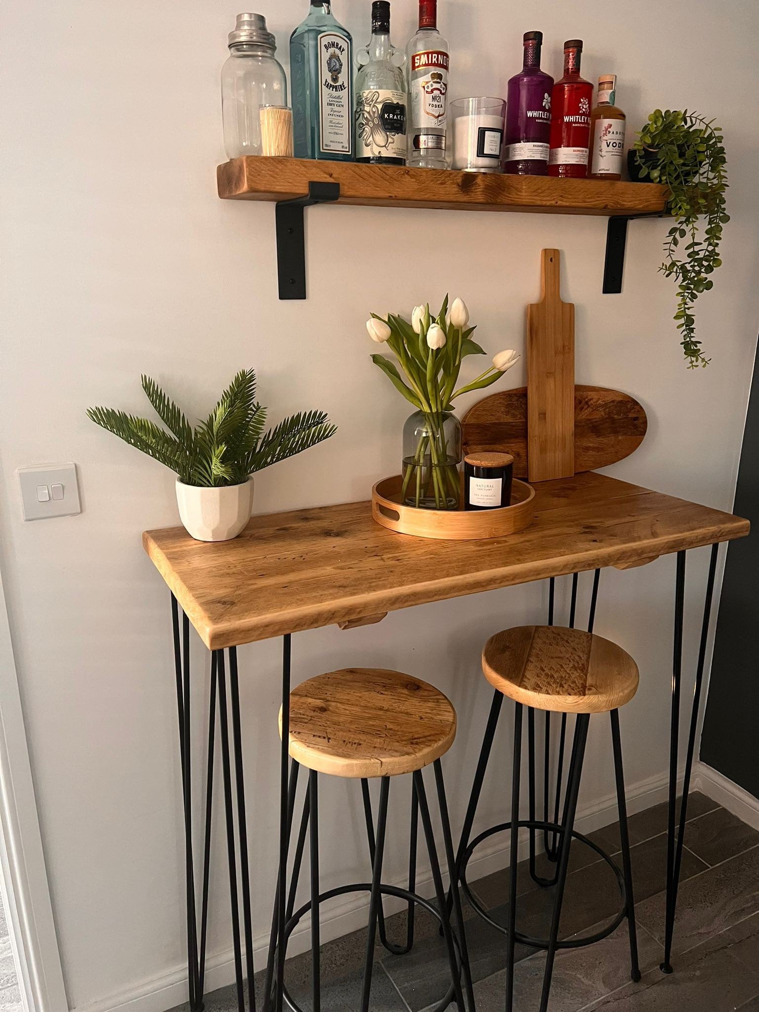 Breakfast Bar with 2 Stools The Perfect Set for Modern Living James2 Etsy