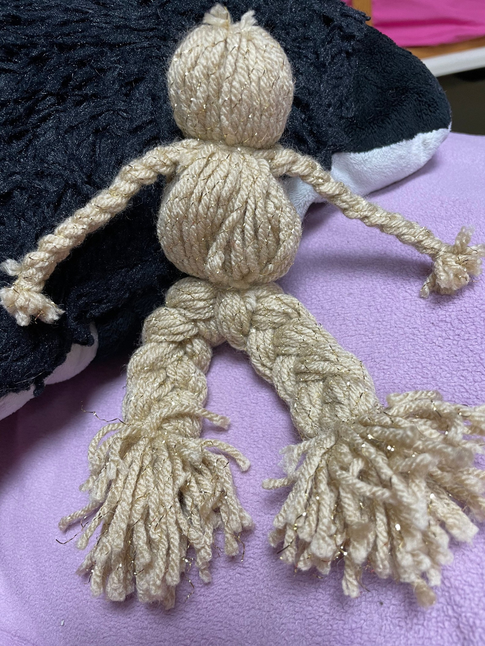 Yarn voodoo doll / poppet Etsy