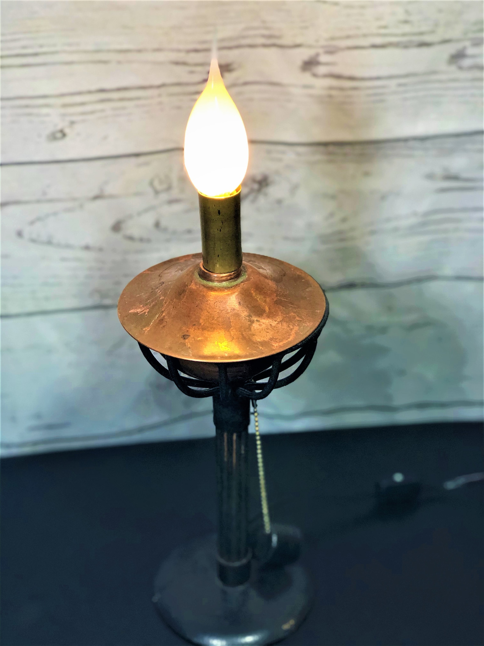 Victorian Electric Oil Lamp Vintage Desk Lamp Collectible Etsy