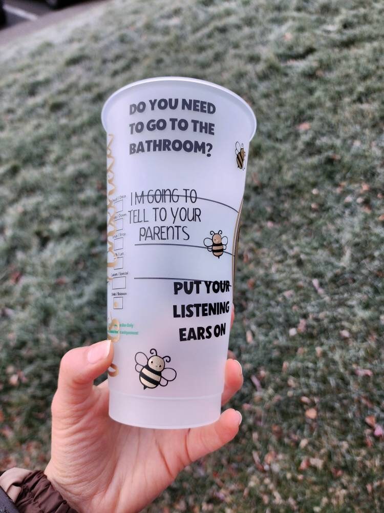 Personalised Teacher Starbucks Cup✏️