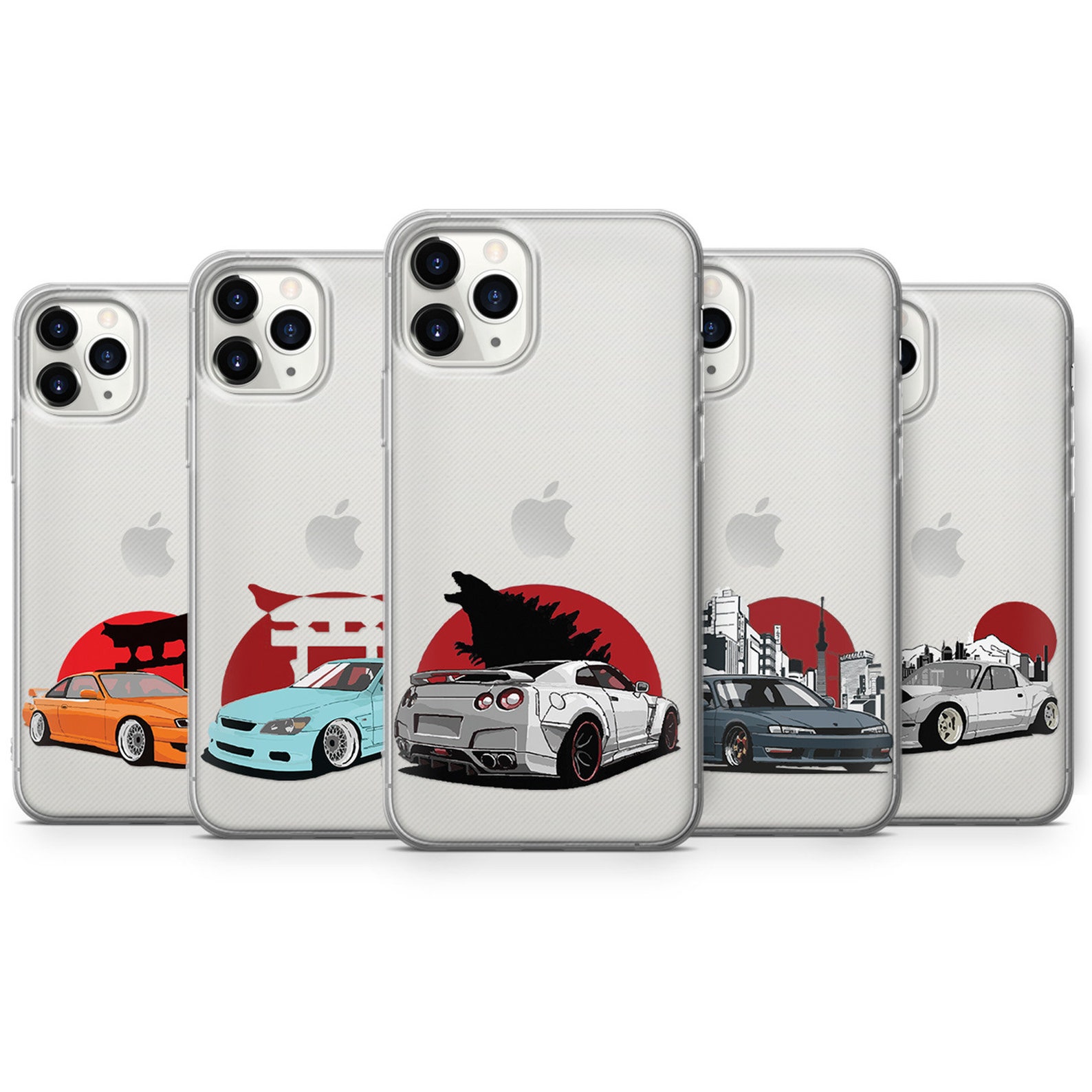 JDM Phone Case Drift Car Cover for iPhone 12 11 Pro XR XS Etsy