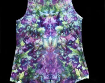 Ice-Dye, Ladies Tank Top, Tie-Dye, Festival Top, Beachwear