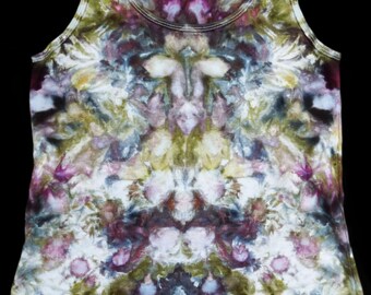 Ice-Dye, Ladies Tank Top, Tie-Dye, Festival Top, Beachwear