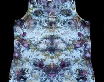 Ice-Dye, Ladies Tank Top, Tie-Dye, Festival Top, Beachwear