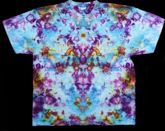 Ice-Dye, T-Shirt, Tie-Dye, Festival Top, Beachwear