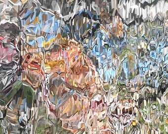 Color Blocks, Fine Art Print, Giclee