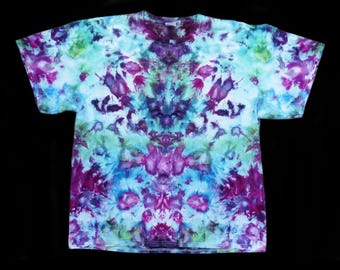 Ice-Dye, T-Shirt, Tie-Dye, Festival Top, Beachwear