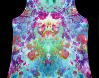 Ice-Dye, Ladies Tank Top, Tie-Dye, Festival Top, Beachwear