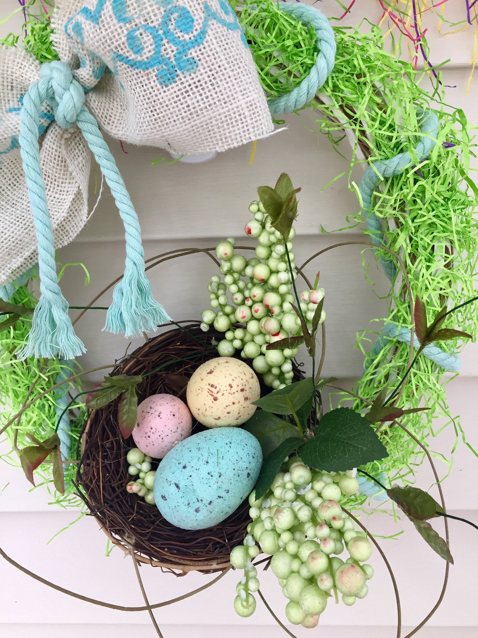 Spring Birds Nest Wreath/Wall/Door/ Spring Bird Nest Etsy