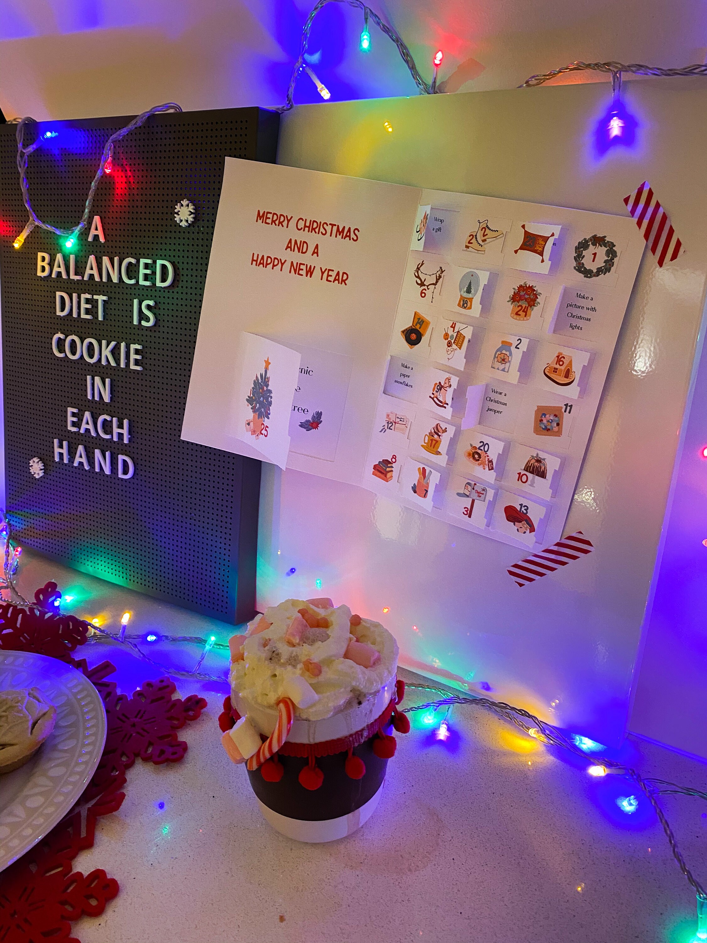 Advent Calendar Greeting Card With Activities - Etsy UK