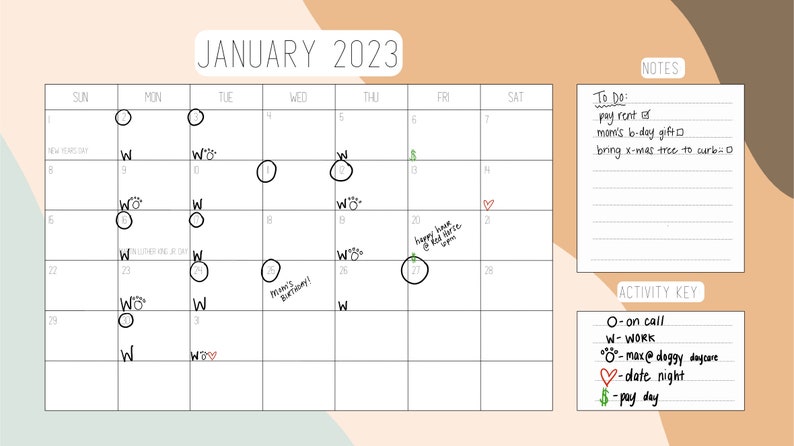 2023-calendar-customizable-printable-etsy