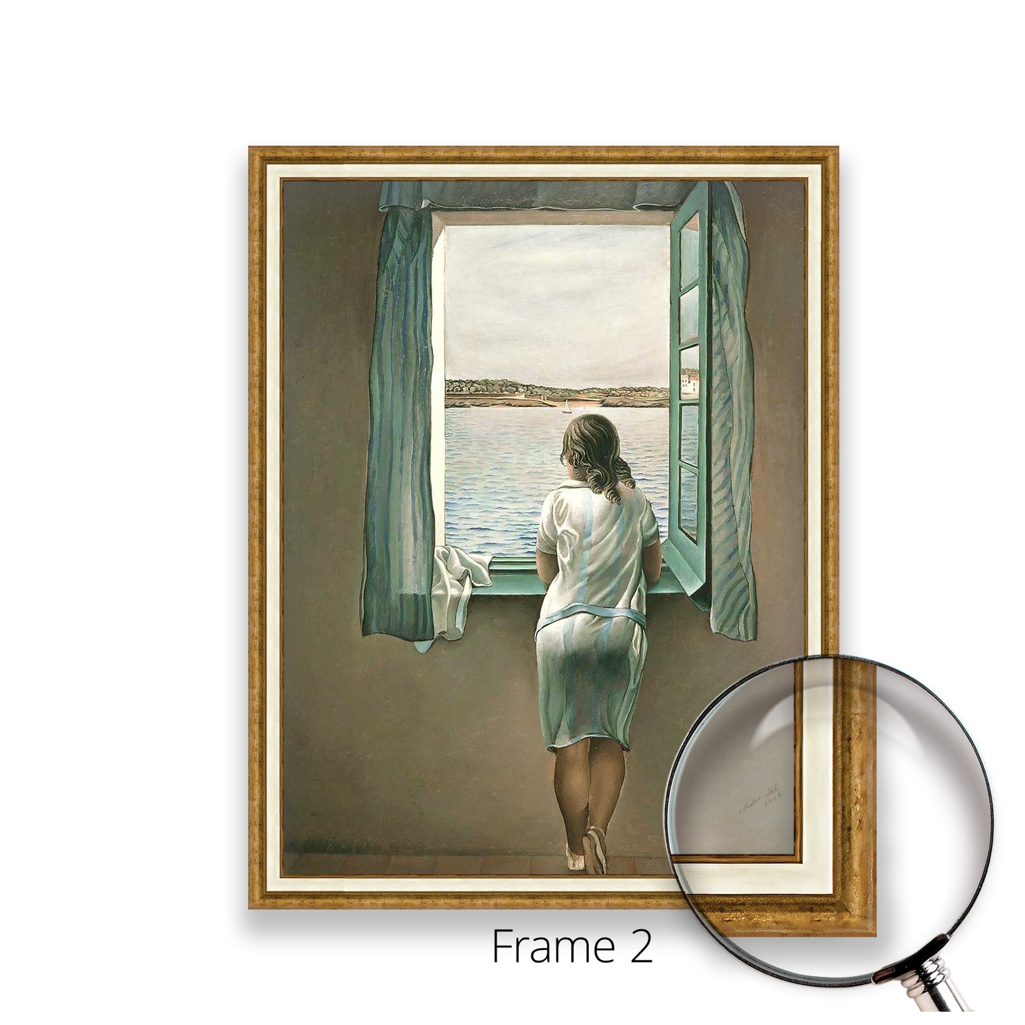 Salvador Dali - Woman at the Window | Museum Quality 3D Oil Canvas