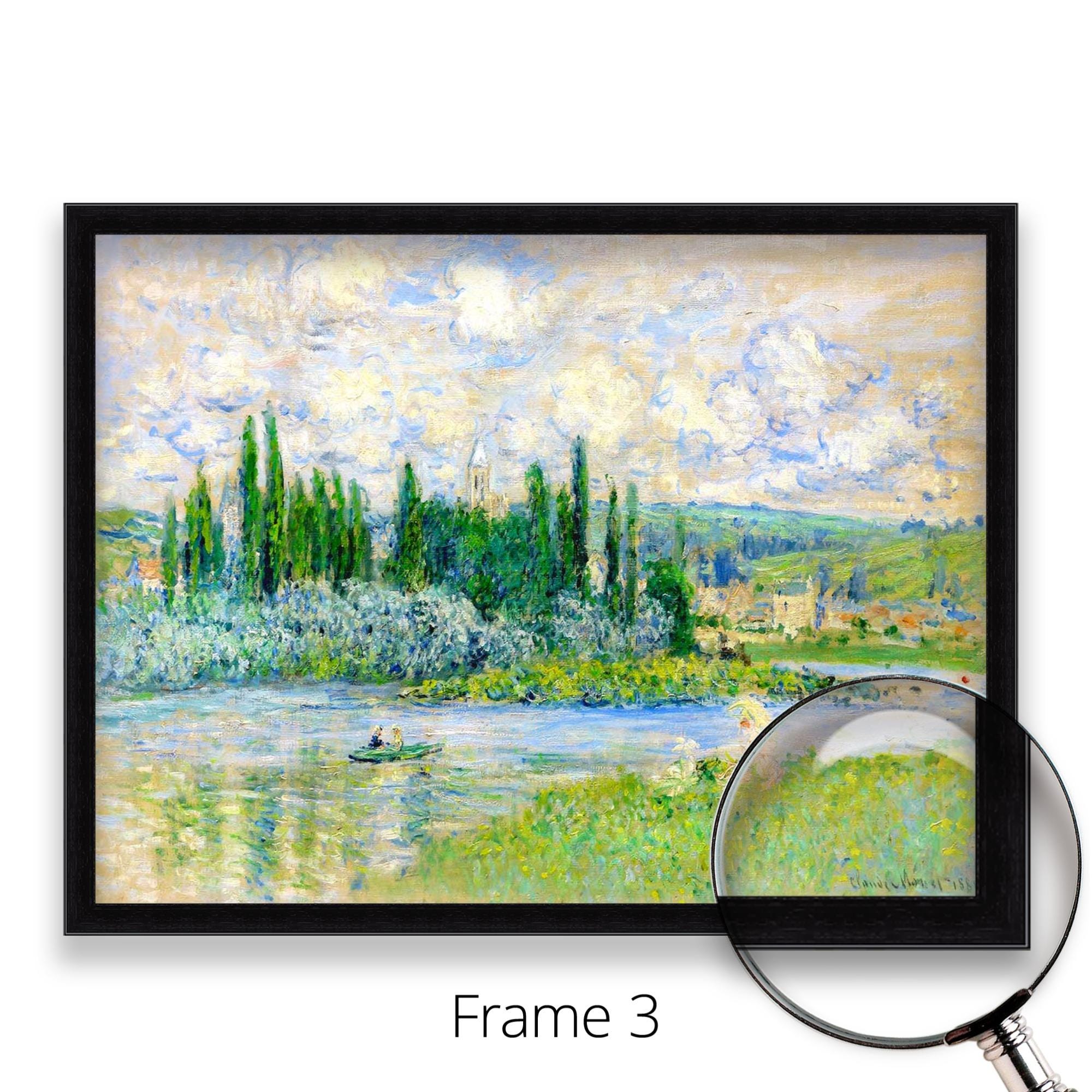 ヴェトゥイユ・シュル・セーヌのヴェドゥータ - クロード・モネ | 著名