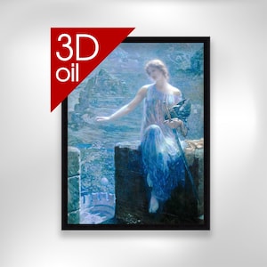 Edward Robert Hugo - Die Vigi der Walküre | 3D Öl Leinwand Druck des berühmten Künstlers