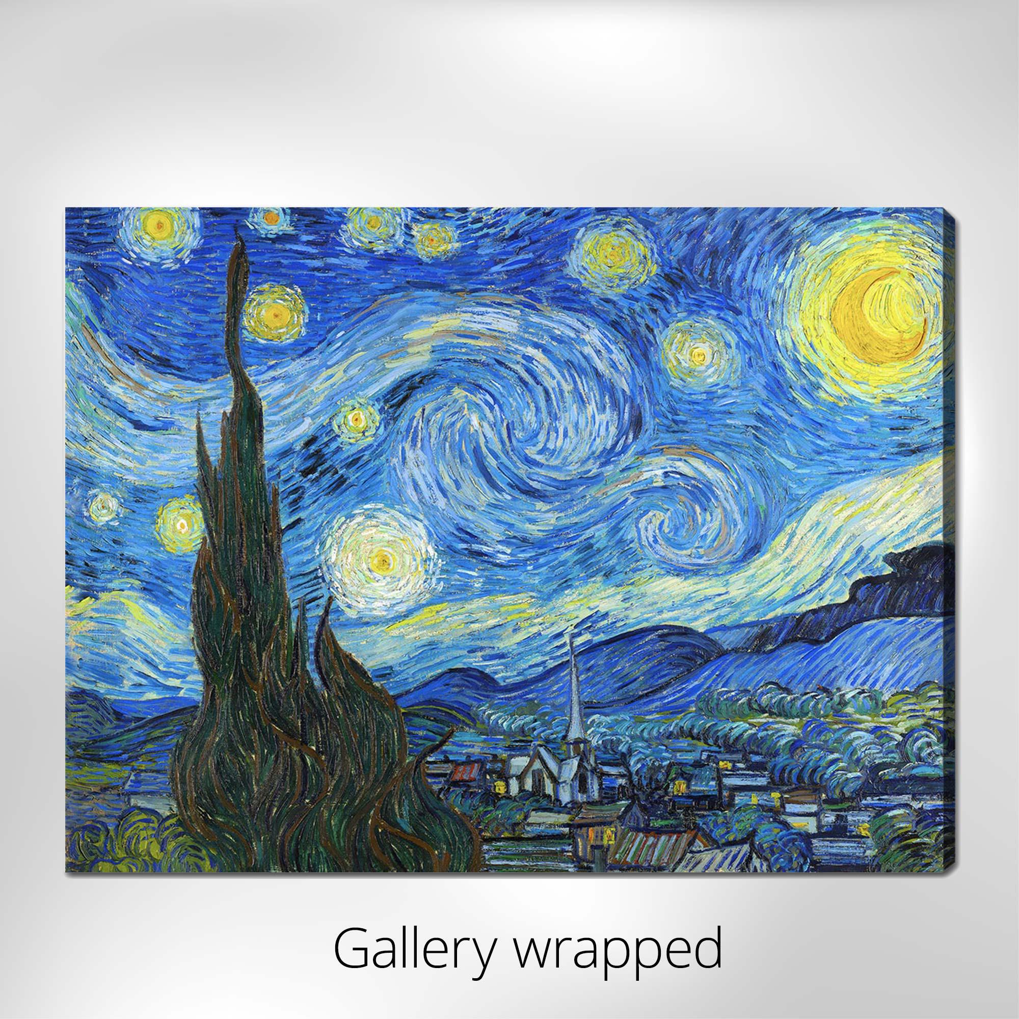 tuna Vincent Van Gogh Starry Night Starry Night - Vincent Van Gogh | Museum Quality 3D Oil