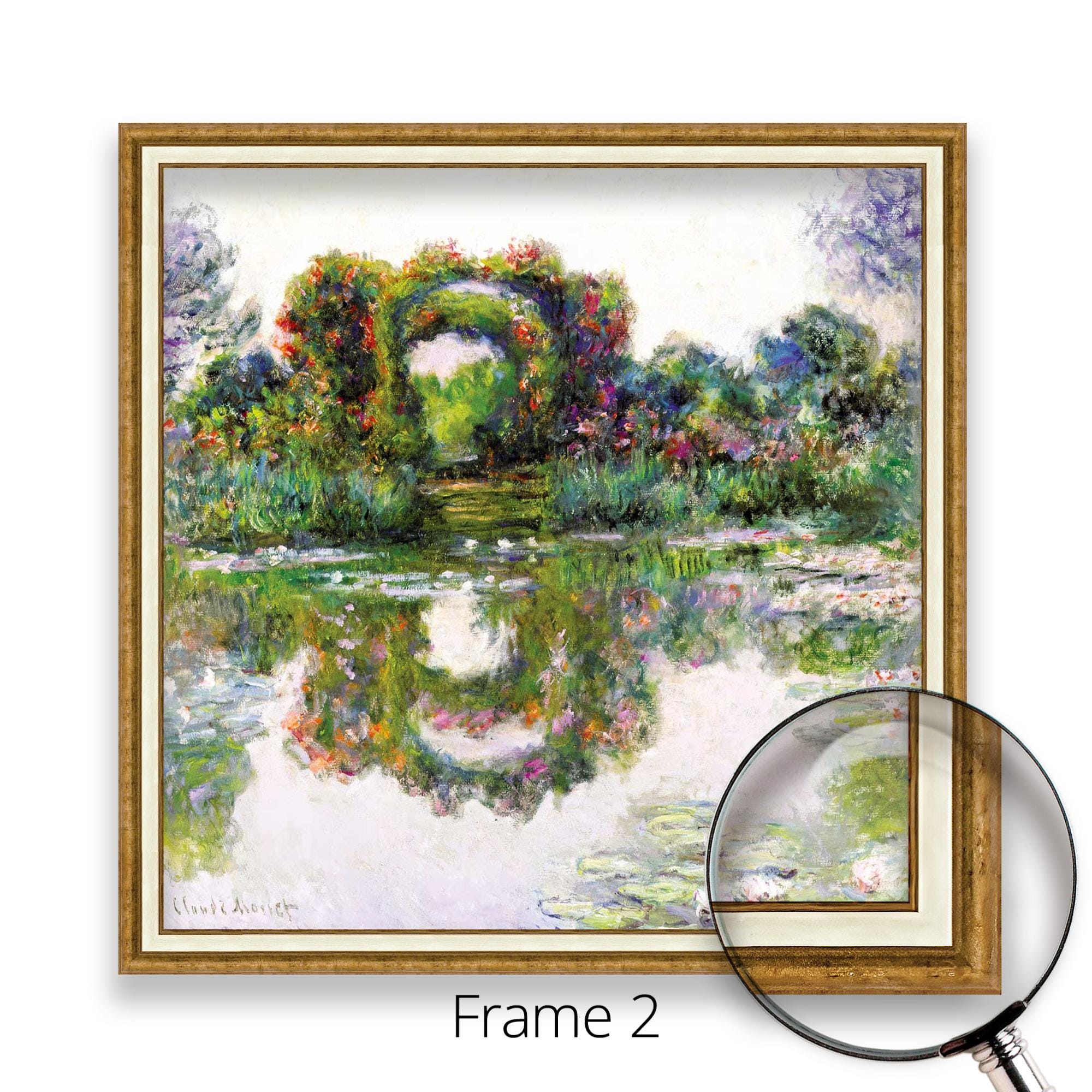 Claude Monet - Flowering Arches, Giverny | Museum Quality 3D Oil