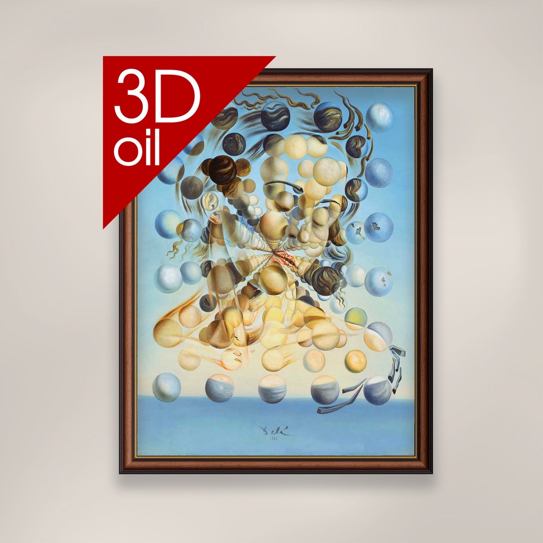 Salvador Dali - Galatea of the Spheres | Museum Quality 3D Oil Canvas ...