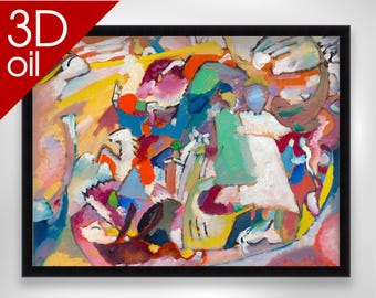 Wasily Kandinsky - Allerheiligen | 3D Öl Leinwand Druck des berühmten Künstlers