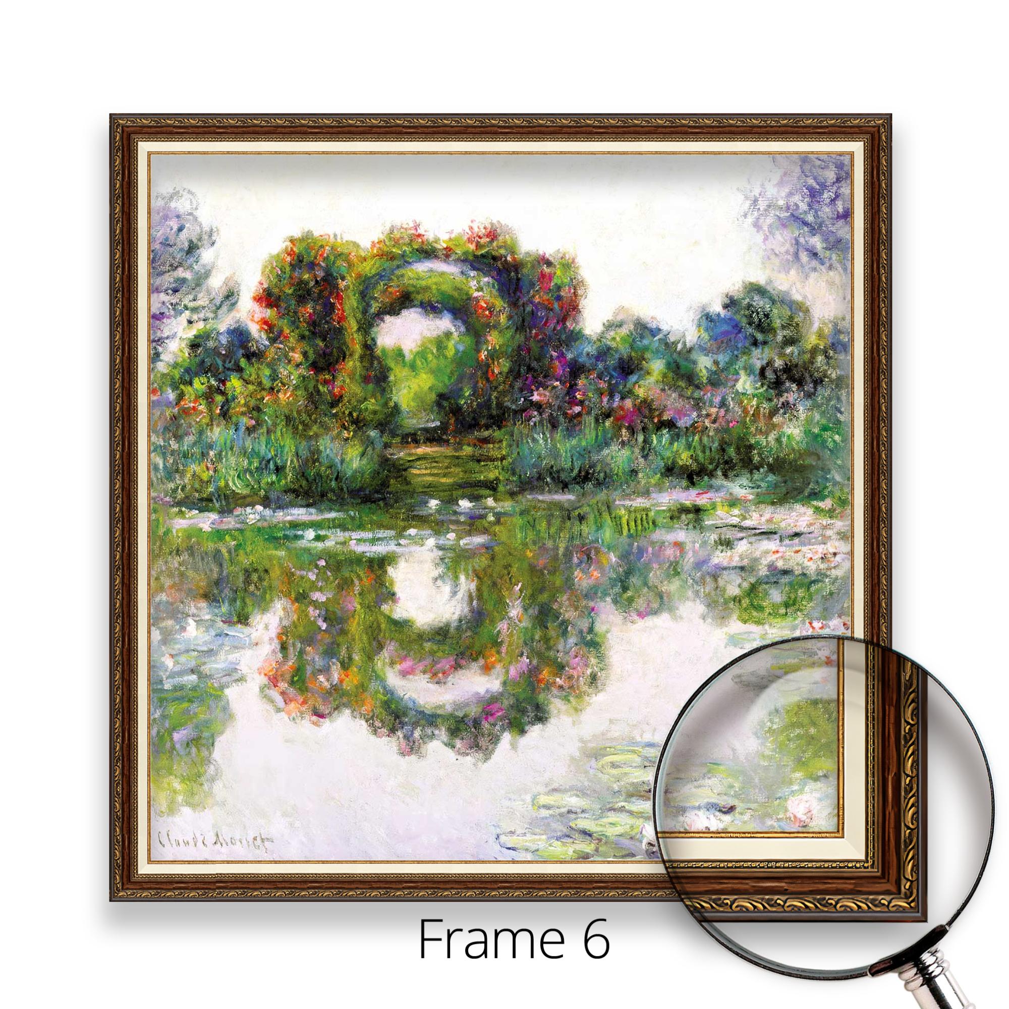 クロード・モネ - 花のアーチ、ジヴェルニー | 著名な画家の絵画の