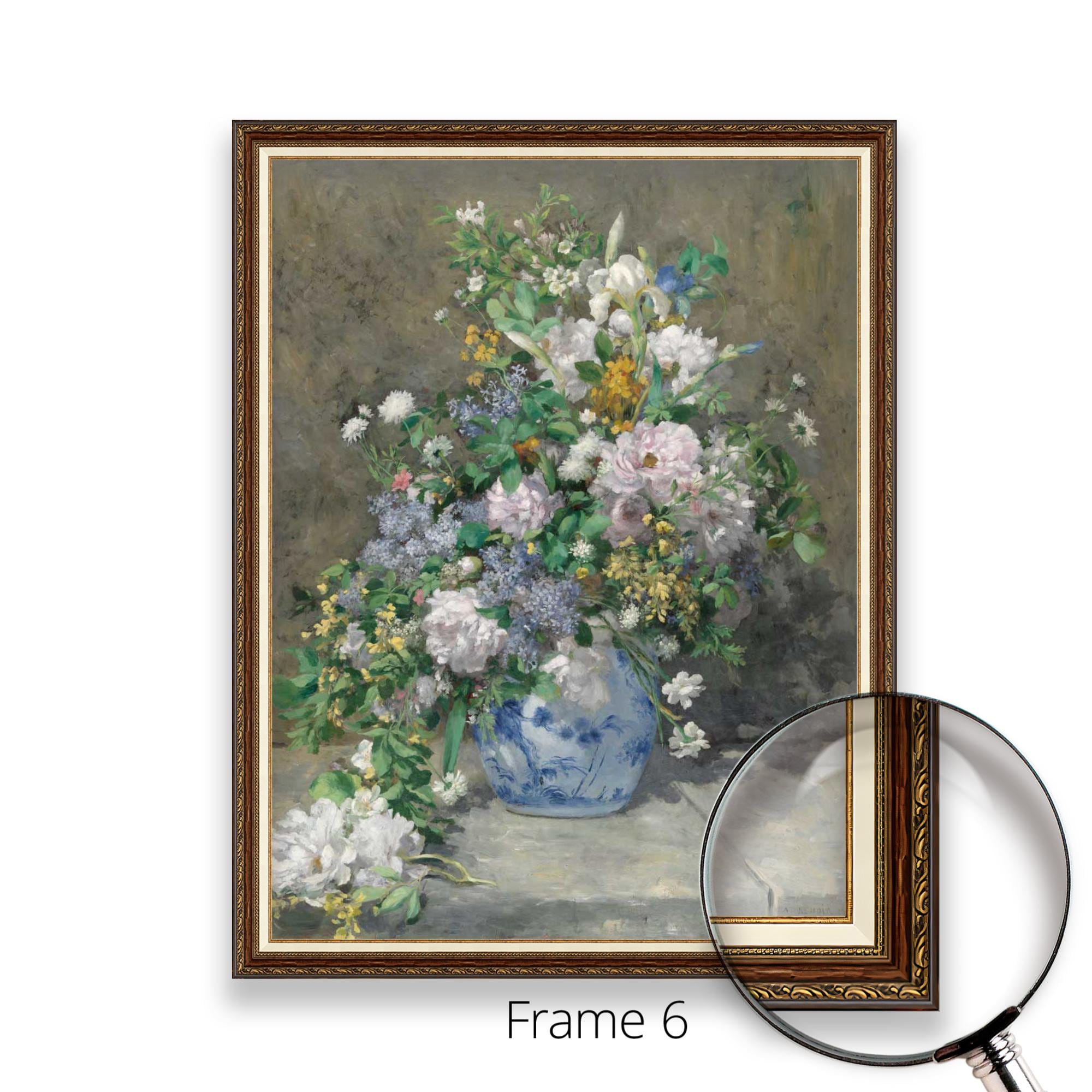 ルノワール - 春の花束 | 有名アーティストの絵画の美術館品質の3D油絵