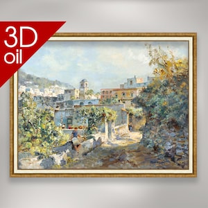 Carlo Perindani -Novecento  | Museum Quality 3D Oil Canvas Print of Famous Artist Painting