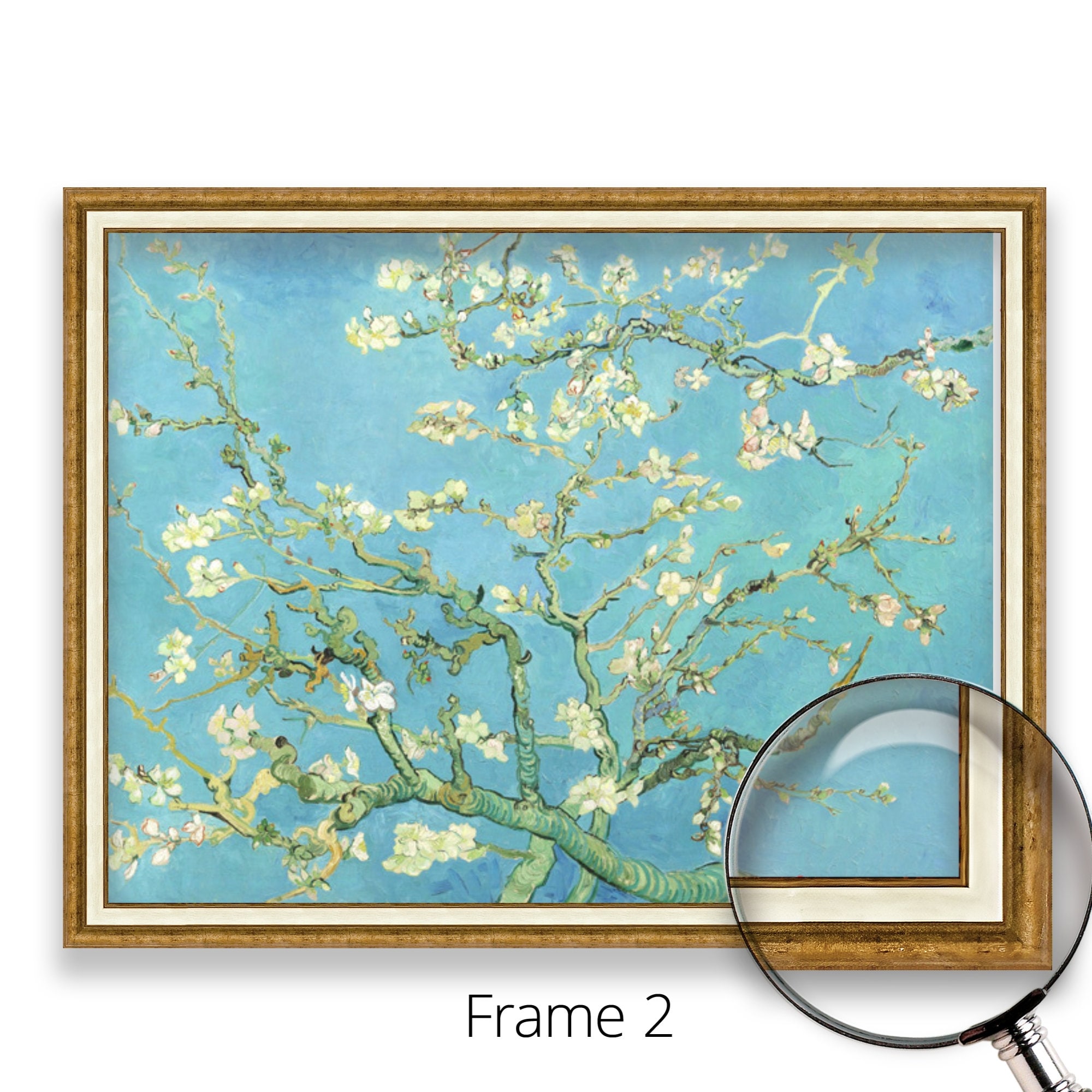 ゴッホ❤️アーモンドの花の絵❤️キャンバスアート❤️大判 アーモンドの花 - ヴィンセント・ヴァン・ゴッホ | 有名なアーティスト